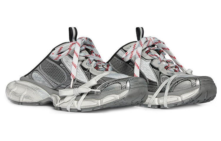 Balenciaga 3XL Mules 'Grey Mesh and Polyurethane' 742672W3XL51219