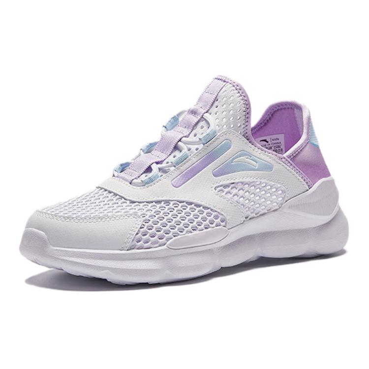 (GS) ANTA Running Series Sneakers 'White Purple' A322428821-3