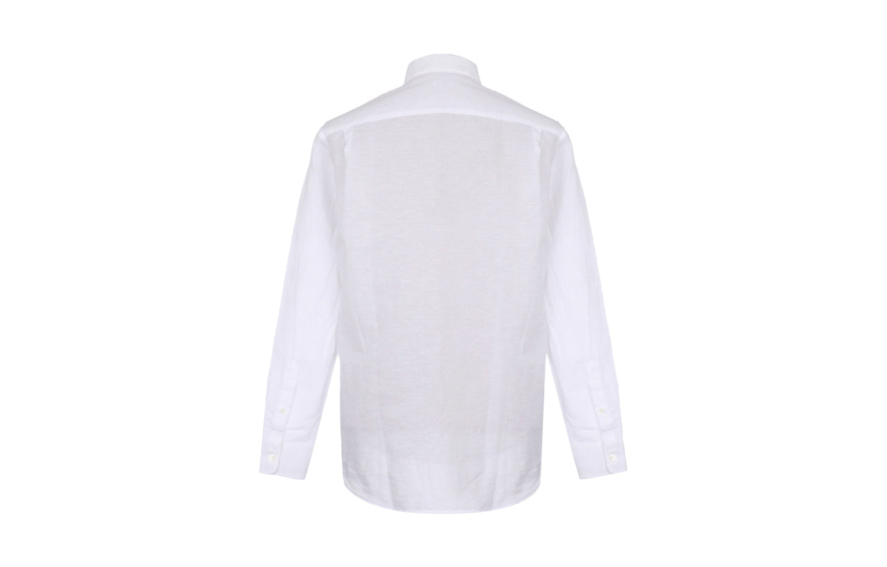 Men's KENZO Loose Version Long Sleeves Shirt White FA55CH8251LG-01