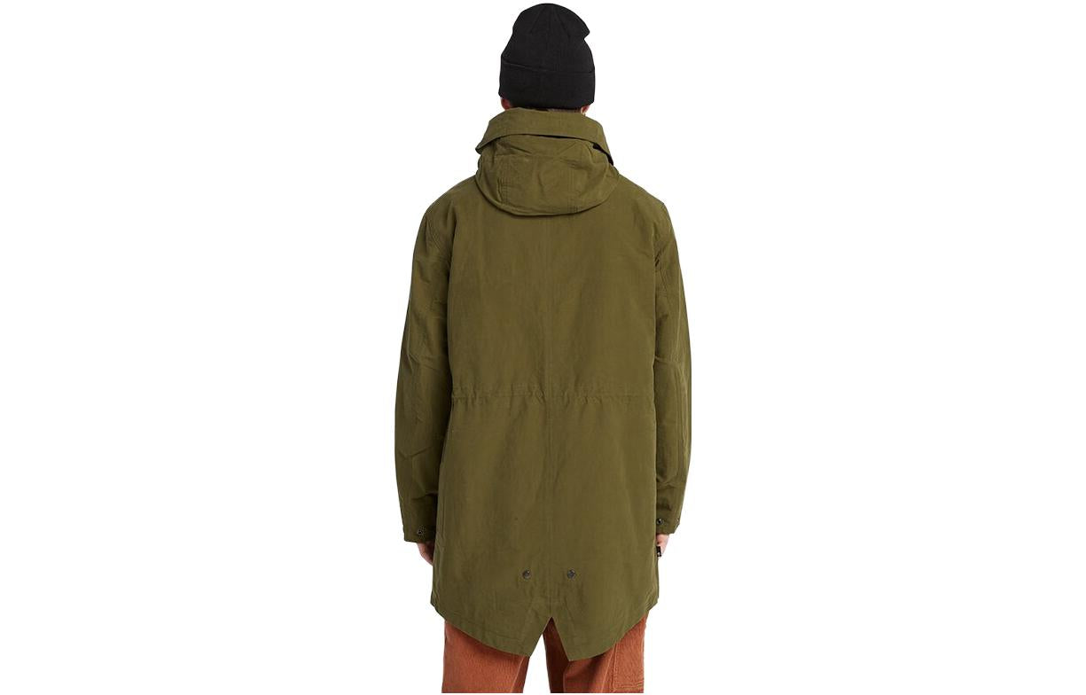 Timberland Snowdon Peak Fishtail Parka Jacket 'Olive Green' A6FYH-302