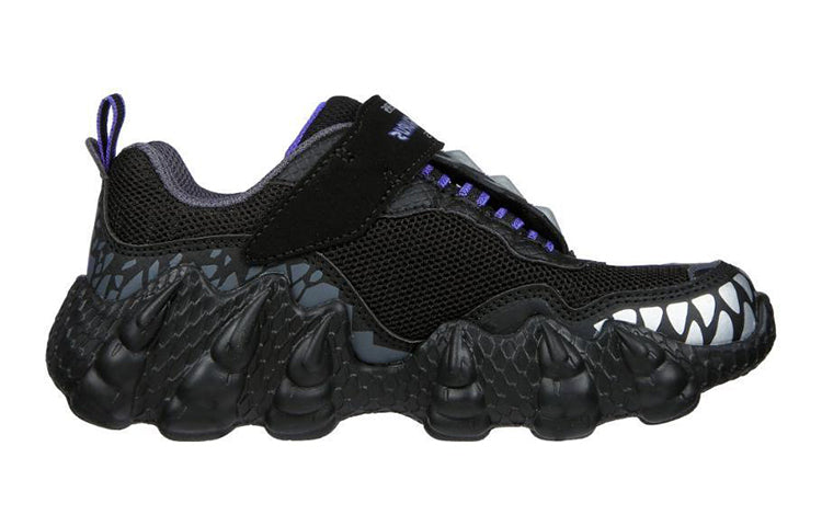 (GS) Skechers Aurus Lights Dino-tracker 'Black' 400112L-BKCC