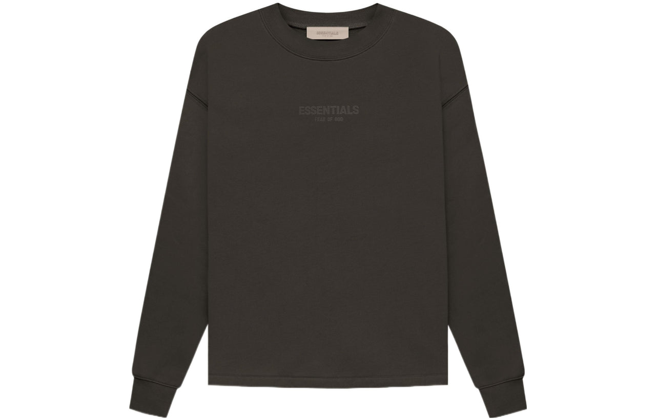 Fear of God Essentials FW22 Relaxed Crewneck Off Black FOG-FW22-644