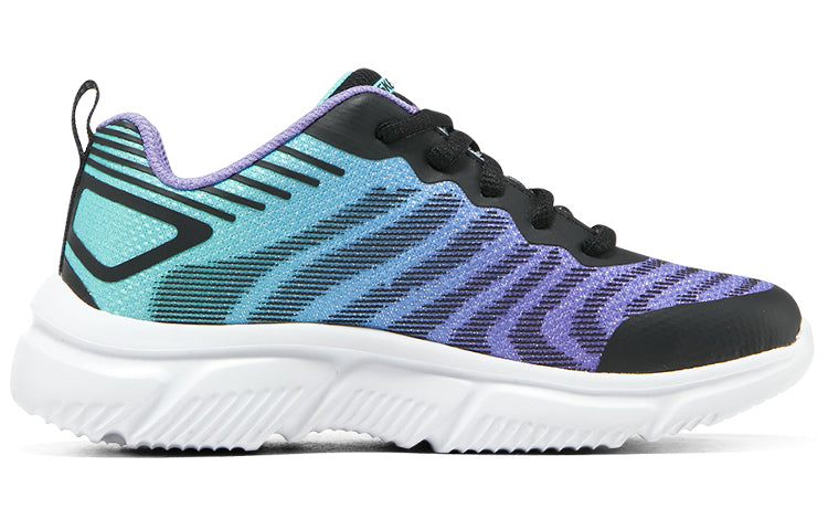 (GS) Skechers Girls Go Run 650 'Black Purple Green' 302479L-BKPR