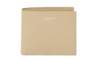 SAINT LAURENT Calfskin Wallet Men's Light Brown