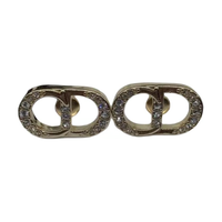 DIOR Sterling Silver Earrings Men's Multicolor