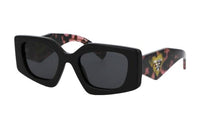 PRADA Leopard Print Tinted Sunglasses