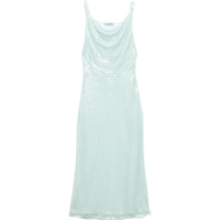 PRADA Sleeveless Dress Women's Aqua Blue