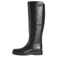 Loro Piana Lupo Knee-high Boots Women's Black