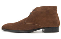 SAINT LAURENT Wyatt Ankle Boots Men's Brown