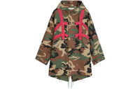 CELINE Camouflage Harness Parka