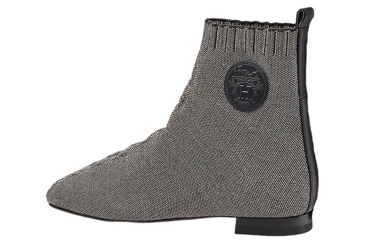 HERMES Ankle Boots Women's Gray