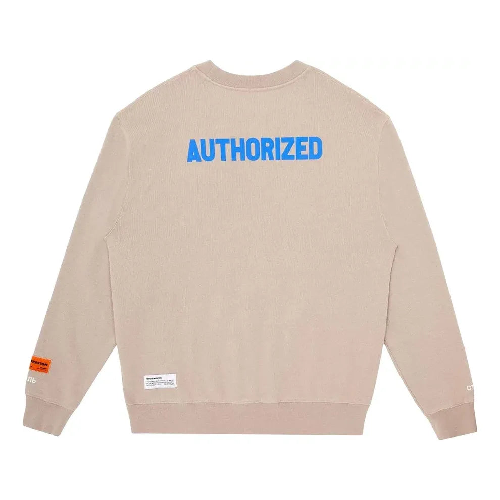 HERON PRESTON Heron Af Crew Sweatshirt 'Taupe' HMBA014R21JER0036145