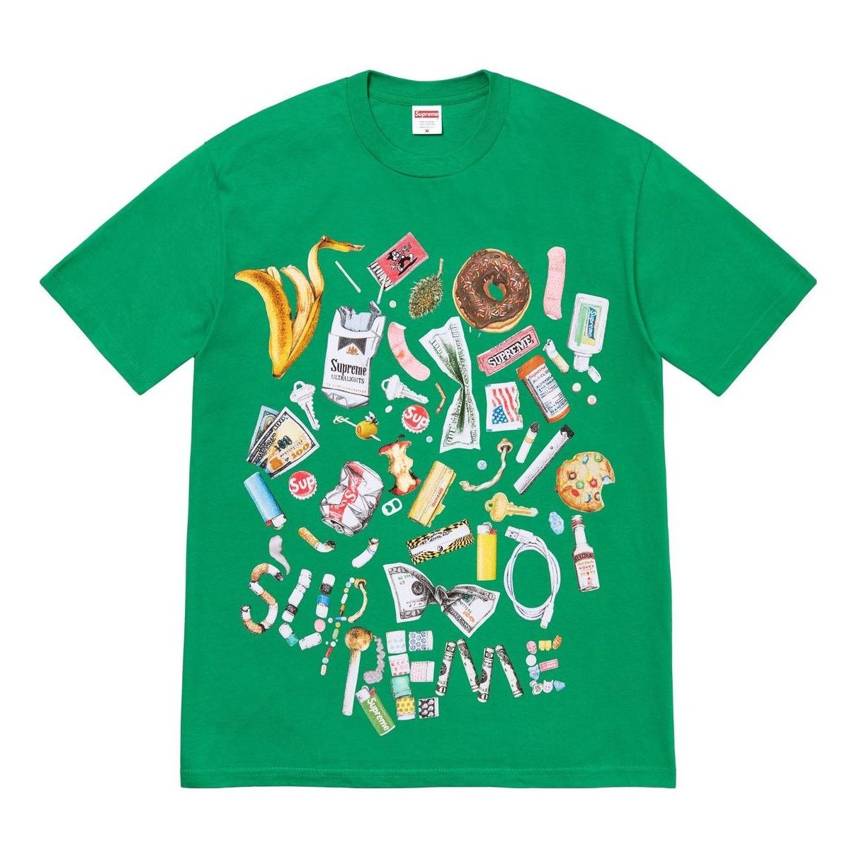 Supreme Trash T-Shirt 'Green Multi-Color' SUP-SS23-285
