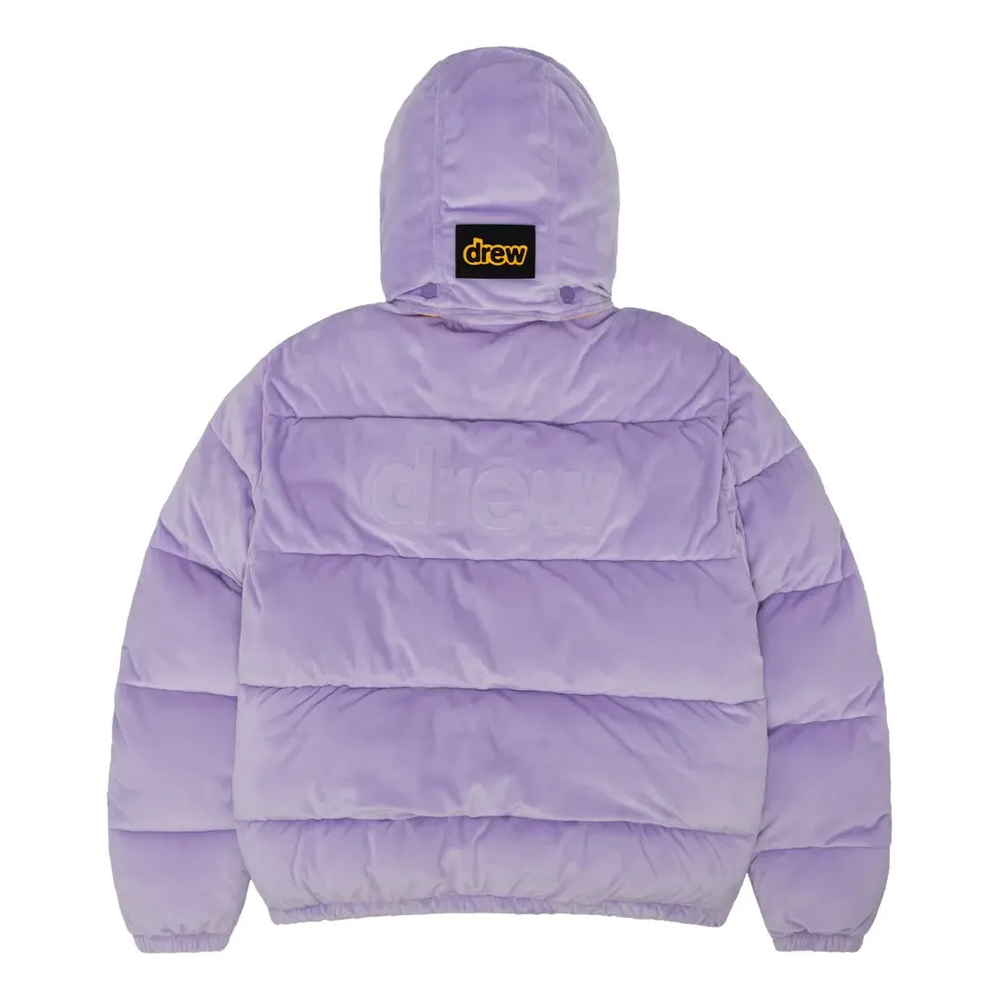 Drew House Plush Hooded Puffer Jacket 'Lavender' DH-FW22-212