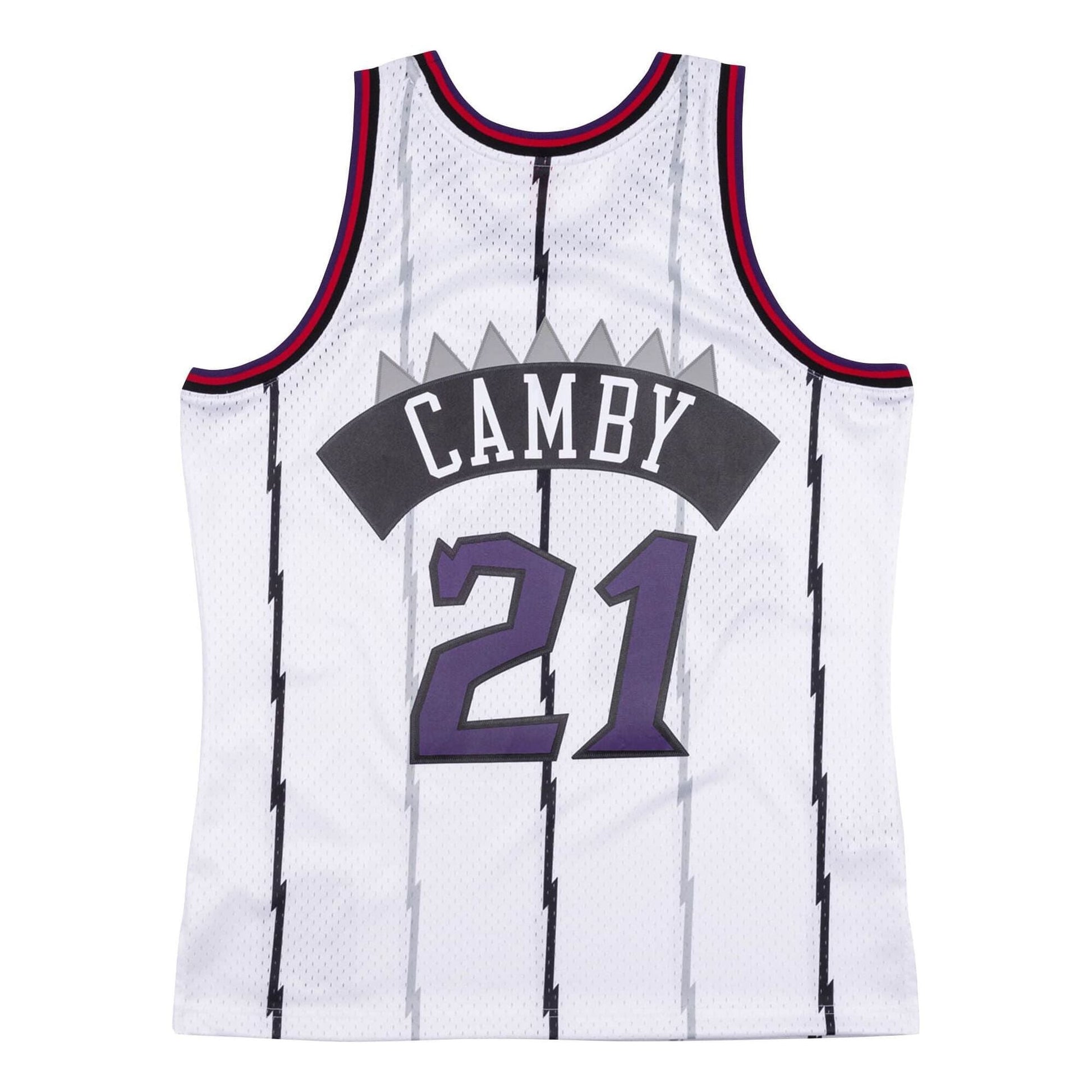Mitchell & Ness Swingman Jersey Toronto Raptors 1997-98 Marcus Camby 'White' SMJYLG19078-TRAWHIT97MCM