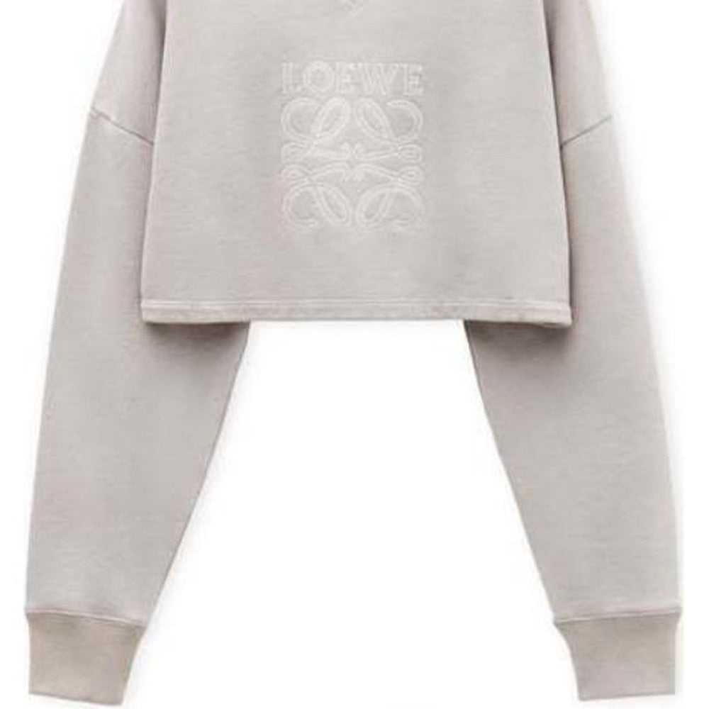 LOEWE Cropped Cotton Sweatshirt