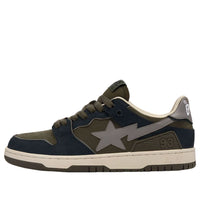 A Bathing Ape Bape SK8 Sta 'Navy Khaki Grey' 1I70-191-003