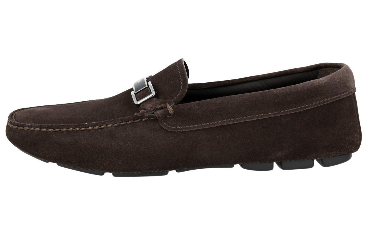 PRADA Loafers Men Brown