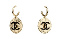 CHANEL Earrings Women's Gold