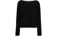 PRADA Wool And Cashmere Boat-neck Sweater Sweater Women's Black