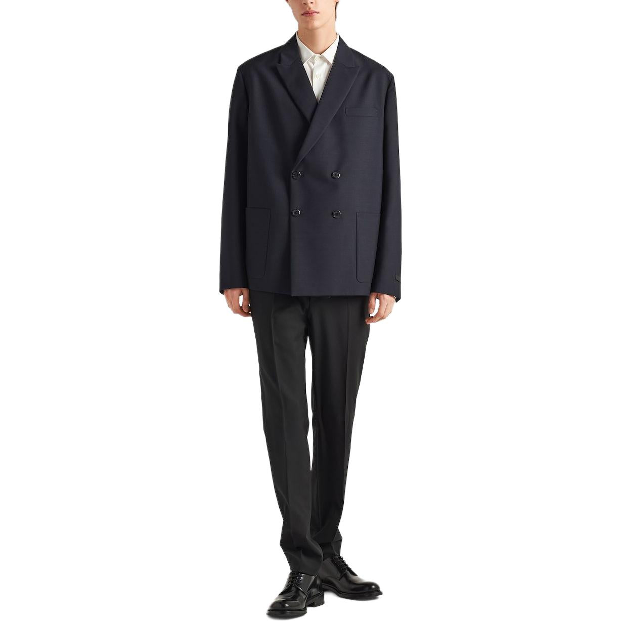 PRADA Business Suits Coats Men's Blue