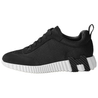 HERMES Bouncing Low Top Casual Shoes Women's Black