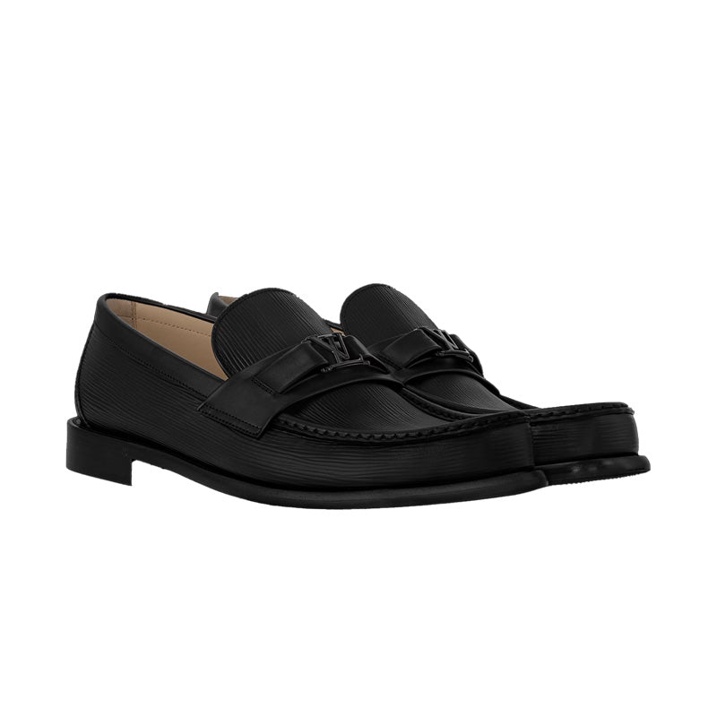 LOUIS VUITTON Major Loafers Men's Black
