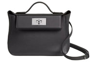 HERMES 24/24 Evercolor Calfskin Handbag Shoulder Bag Crossbody Bag Mini Women's Gray