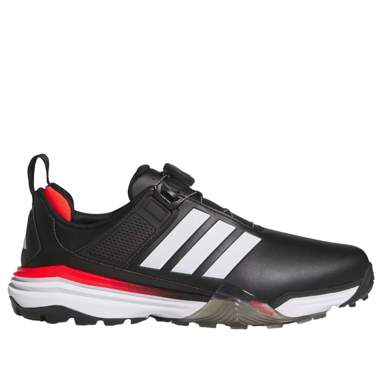 adidas Adipower 26 Boa Spikeless 'Core Black Cloud White Lucid Red' JS4141