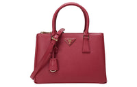 PRADA Leather Handbag, Shoulder Bag Women's Red