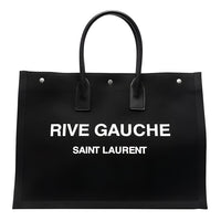 SAINT LAURENT Cotton Handbag Large Size Men's Black