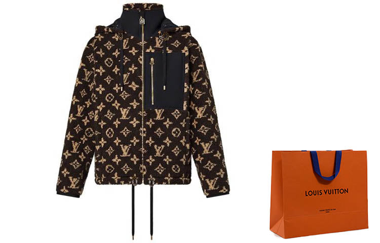 LOUIS VUITTON FW22 Cropped Coats Women's Brown