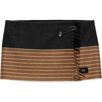 PRADA FW24 Casual Short Skirts Women's Charcoal Gray