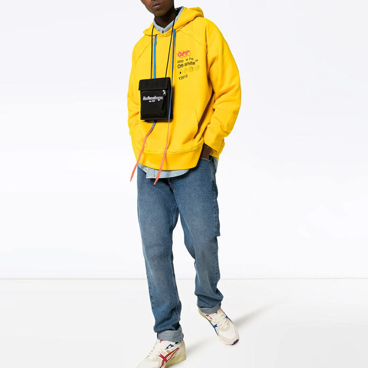 Off-White Industrial Y013 Drawstring Loose Fit Yellow OMBB057F19E300166010