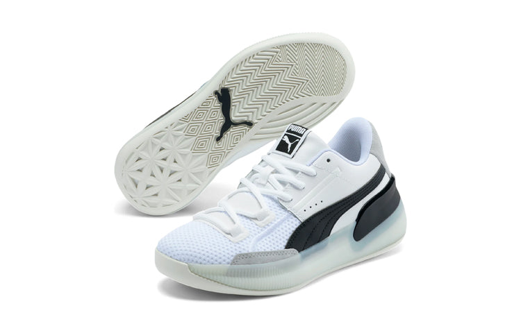 (GS) PUMA Clyde Hardwood 'White Black' 193847-01