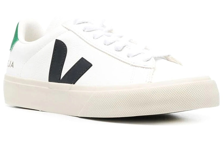 VEJA Campo Chromefree Leather 'White Black Emeraude' CP0503155