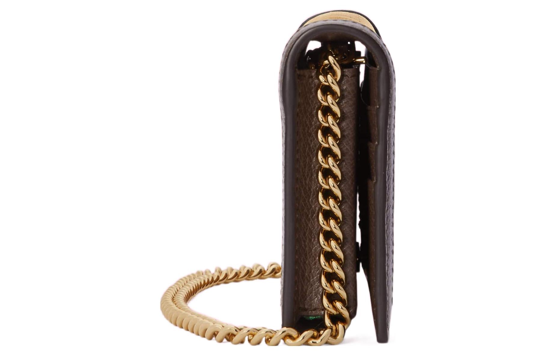 (WMNS) Gucci x adidas SS22 Chain Logo Crossbody Bag 'Yellow Brown' 621892-UVSCG-7267