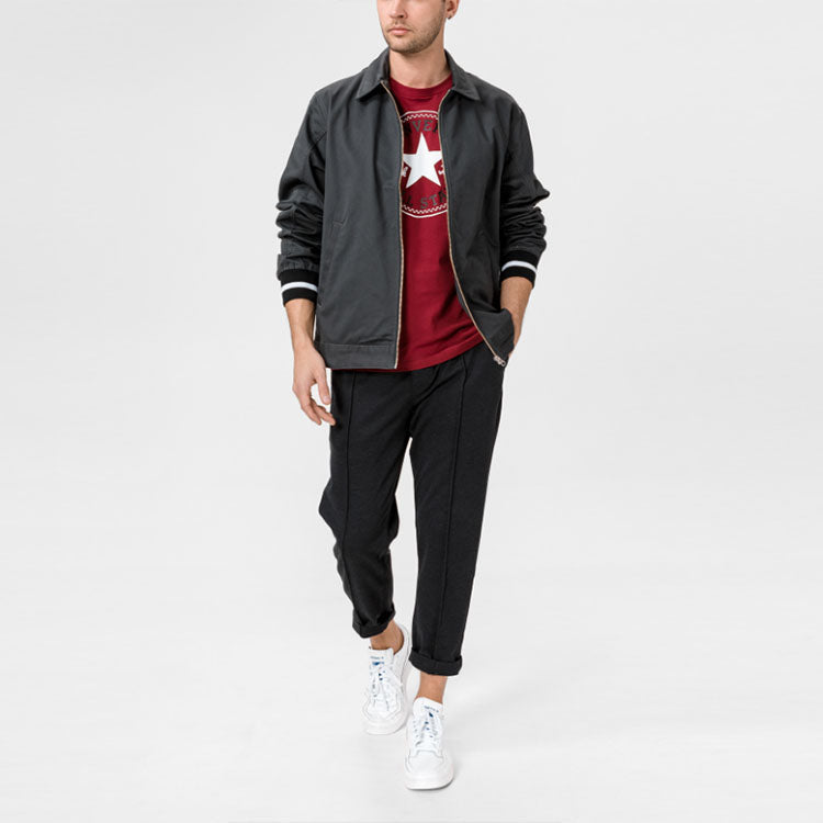 Converse Flight Bomber Full Zip Asia Sizing 'Black' 10017312-A02