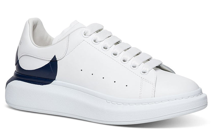 Alexander McQueen Oversized Sneaker 'White Navy Heel' 645863WHZ4L9098