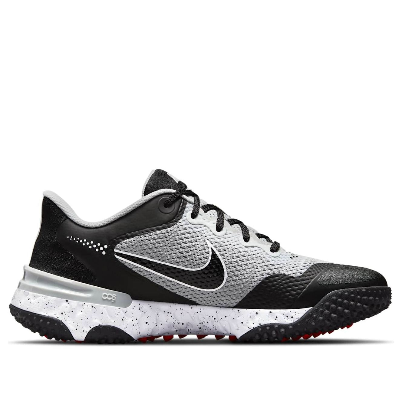 Nike Alpha Huarache Elite 3 Turf 'Light Smoke Grey Black' CK0748-011