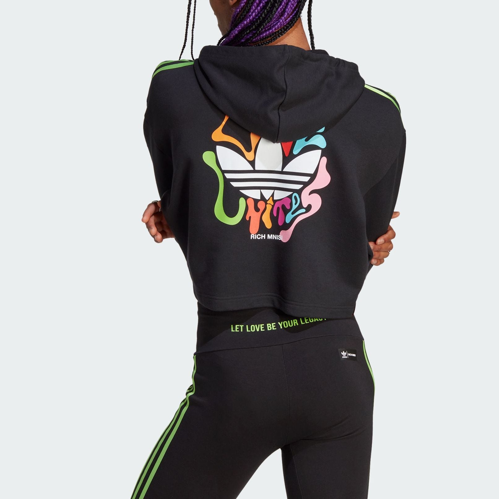 (WMNS) adidas PRIDE RM Hoodie 'Black' IU0050