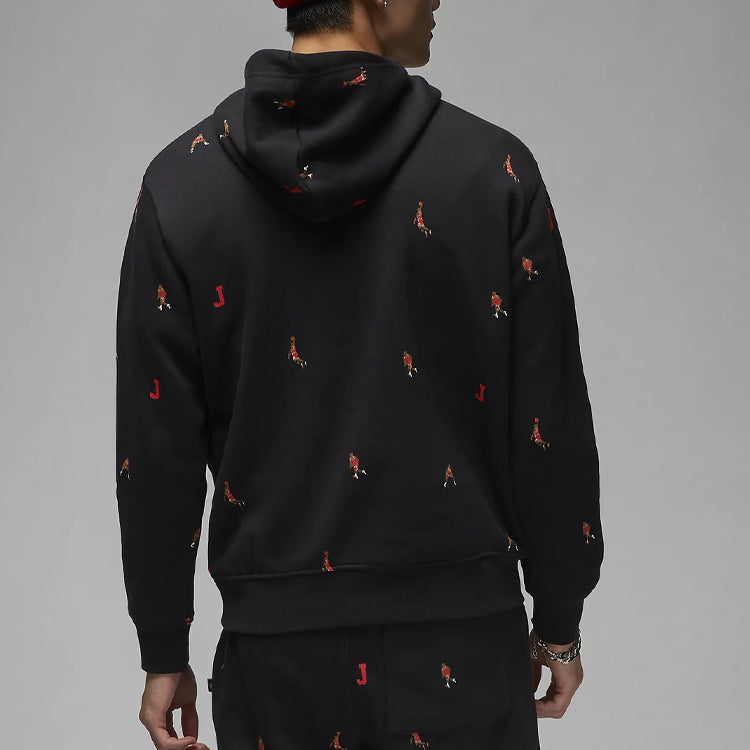 Air Jordan Holiday Jumpman Fleece Pullover Hoodie 'Black' DV9393-010