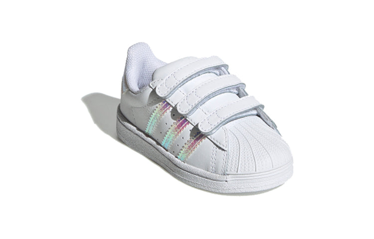 (TD) adidas Superstar Shoes 'Cloud White Metallic Silver' FV3657