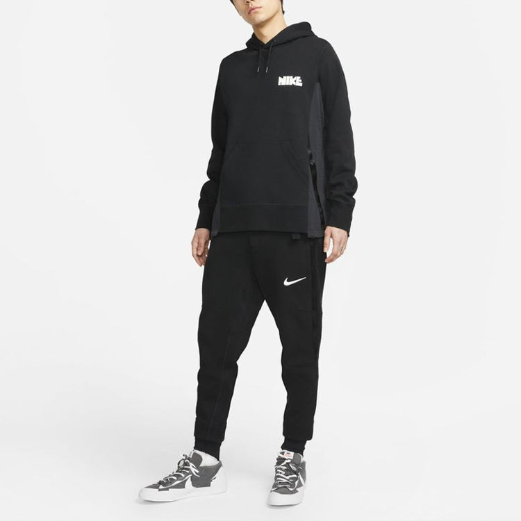 Nike x sacai Knit Bundle Feet Sports Pants Trousers Joggers Asia Sizing 'Black' CZ4698-010