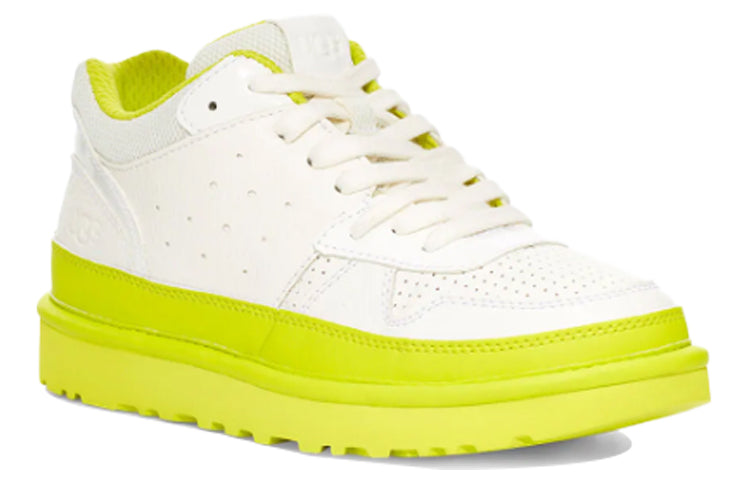 (WMNS) UGG Highland Sneaker 'White Yellow' 1114262-WSLF
