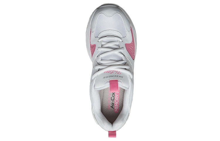 (WMNS) Skechers D'Lites Airy 2.0 Low-Top Running Shoes Pink/White 88888358-WPK