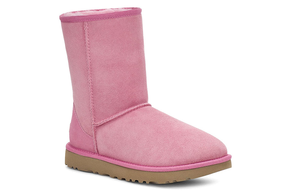 (WMNS) UGG Classic Short II Boot Cozy Stay Warm Pink Red Fleece Lined 1016223-WBRR