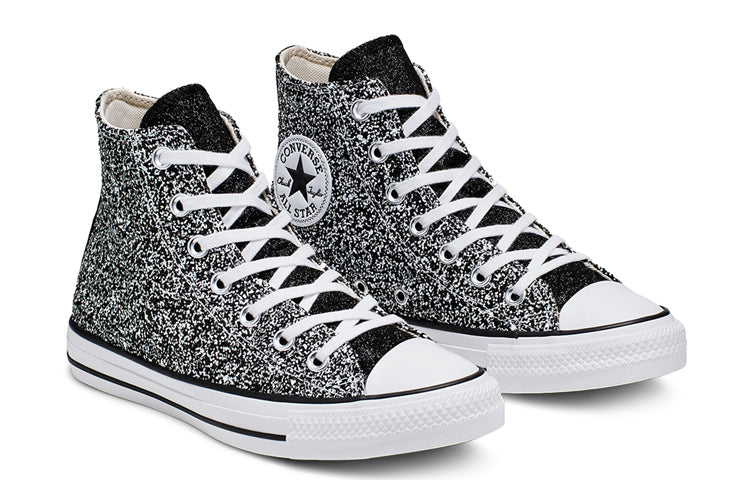(WMNS) Converse Galaxy Dust Chuck Taylor All Star High Top Black White 566268C