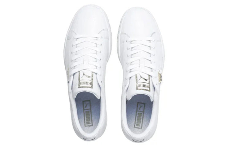PUMA Basket Classic Leisure Board Shoes White 369159-02
