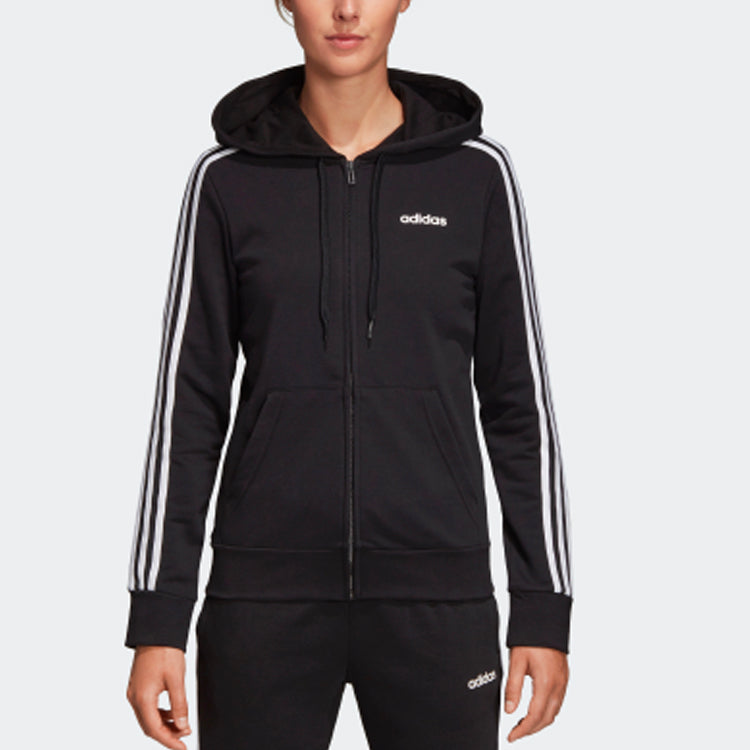 (WMNS) adidas 3-Stripes Hoodie 'Black' DP2419